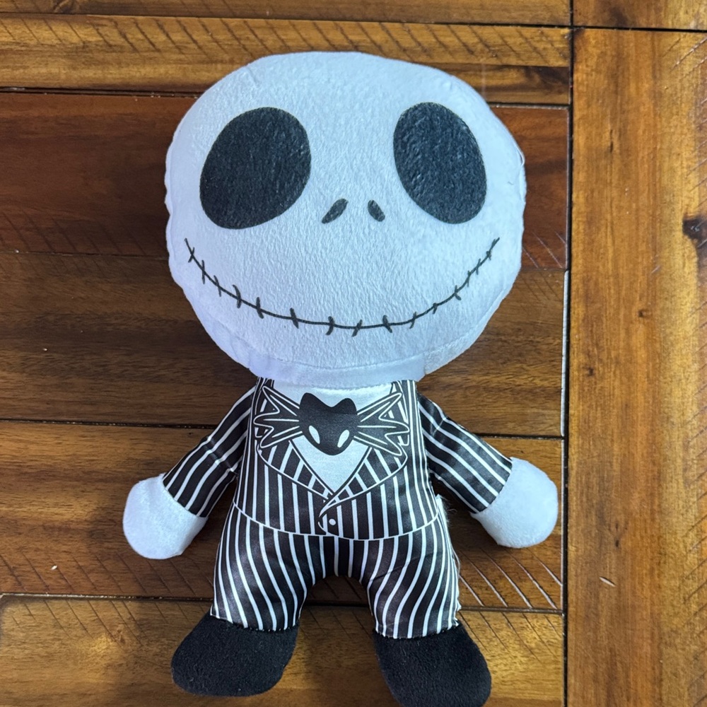 Nightmare Before Christmas Plush Jack Skeleton with Striped Suit